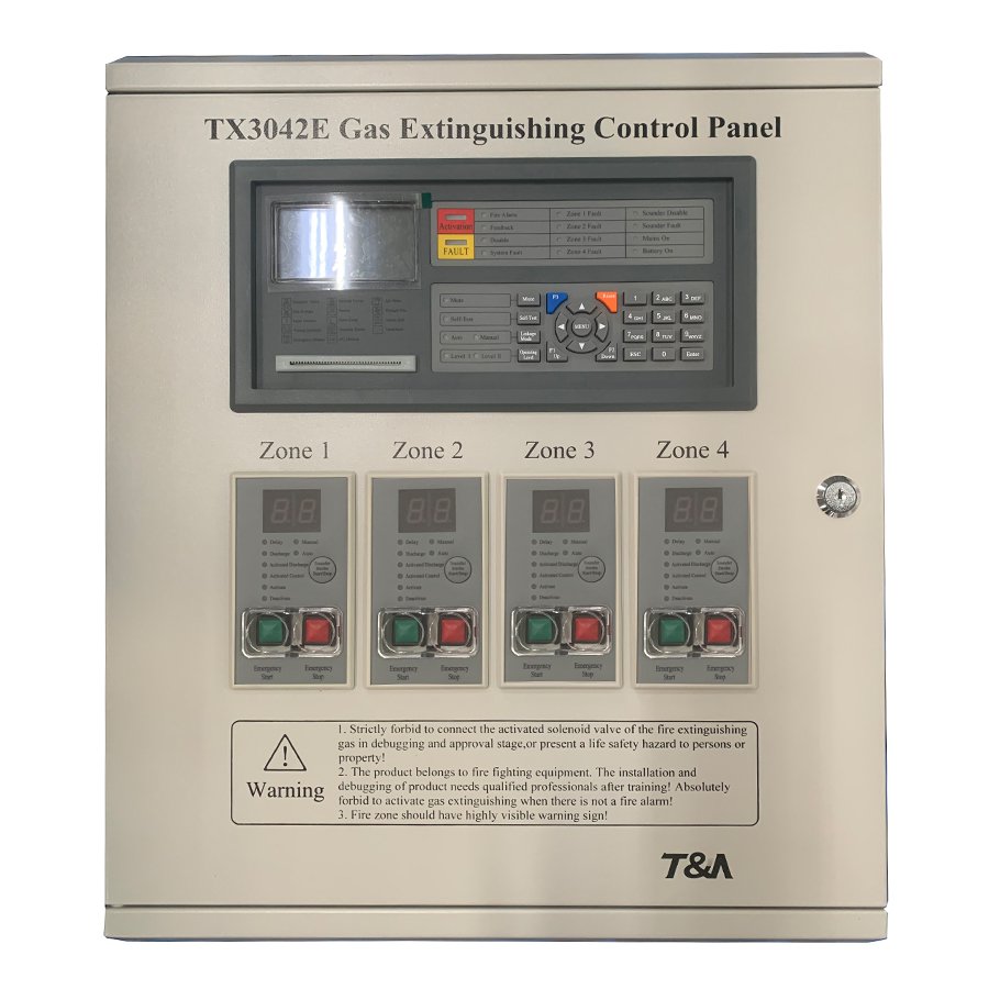 TX3042E Gazlı Söndürme Kontrol Paneli